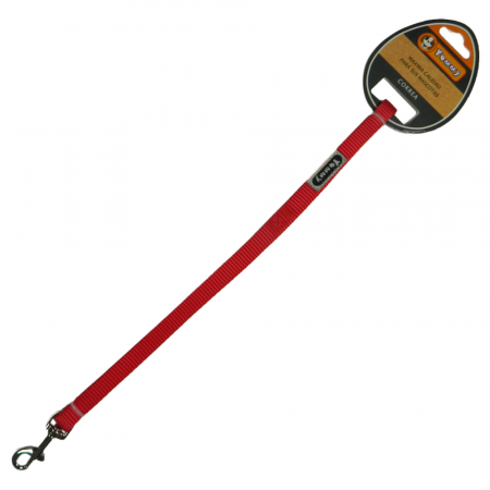 Lese pentru Caini - Lesa textila 10 mm/1,2 m rosu