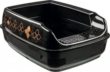 Igiena Pisici - Litiera Delio 35x 20x48 cm Negru/Bronz 40392