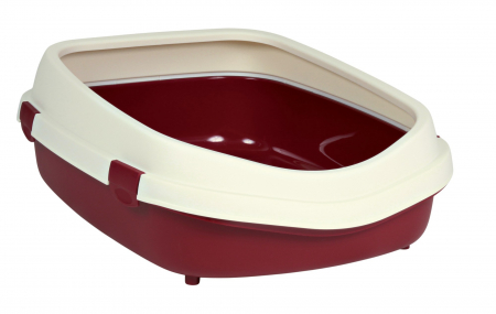 Igiena Pisici - Litiera Primo 56x25x71 cm Bordou/Crem 40285