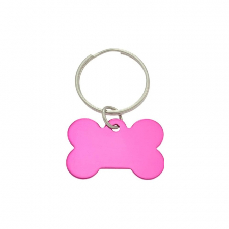 Identificare - Medalion os 3 cm roz