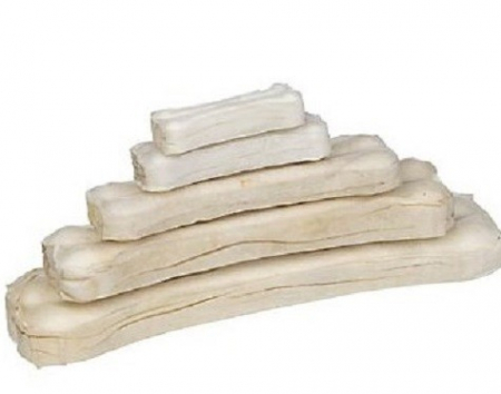 Hrana Caini - Os presat din piele alba 17 cm
