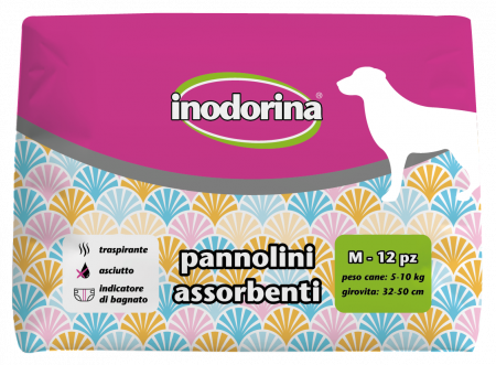 Covorase Absorbante si Scutece - Pampers Inodorina 5/10 kg - 12 buc M