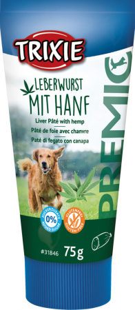 Recompense si Suplimente pentru Caini - Pate De Ficat Cu Canepa, Premio, Pentru Caini, 75 g, 31846