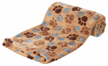 Accesorii pentru Pisici - Patura Laslo, 100 x 70 cm, Gri/Bej, 37202