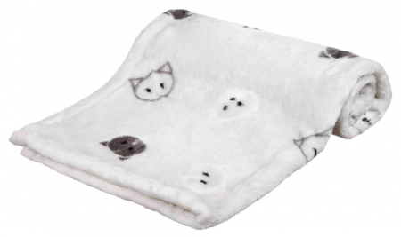 Accesorii pentru Pisici - Patura Mimi, 70x50 cm, Gri Deschis, 37168