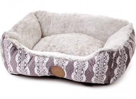 Produse pentru Caini - Patut blanita Furry gri 50/40/17 cm