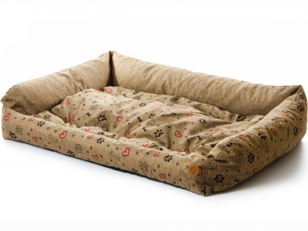 Produse pentru Caini - Patut Lux brown 105/75/20 cm XL