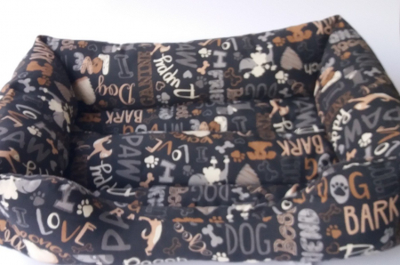 Produse pentru Caini - Patut negru & my dog 45/58 cm