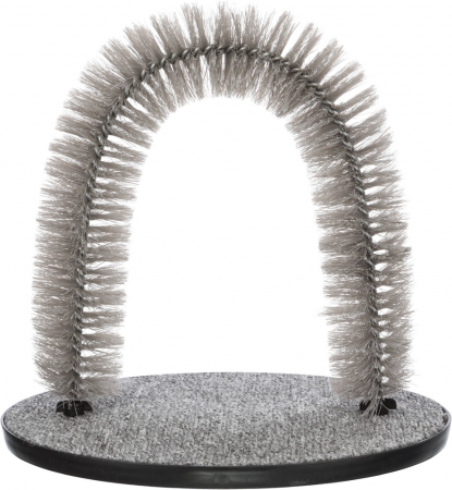 Patuturi, Iglu si Ansambluri Sisal pentru Pisici - Perie masaj pentru pisica, 36 x 33 x 33 cm, gri, 23130