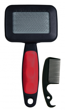 Ingrijirea Blanii pentru Caini Perii - Perie si Piaptan Mic 7x13 cm 23461