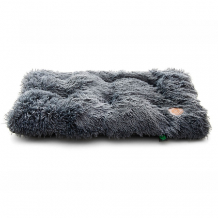 Produse pentru Caini - Perna culcus cu blanita gri inchis 70/45 cm