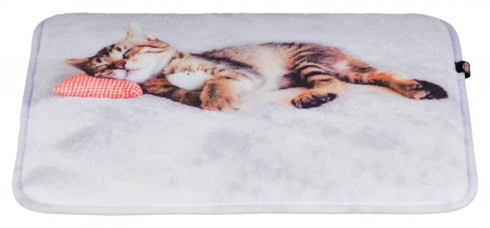 Patuturi si Cosuri pentru Caini - Saltea Nani 40x30 cm Gri 37126