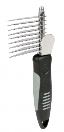 Ingrijirea Blanii pentru Caini Perii - Piaptan pentru Rarit cu Dinti Lungi de 5 cm/18 cm 2403 (R)