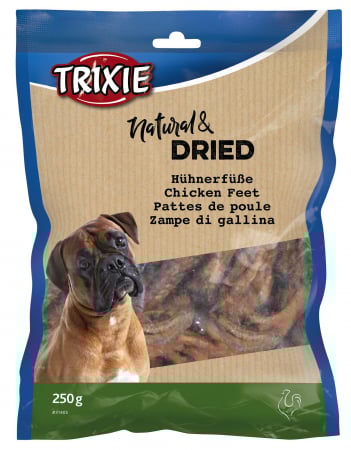 Recompense si Suplimente pentru Caini - Picioare de Pui Uscat 250 g 31405