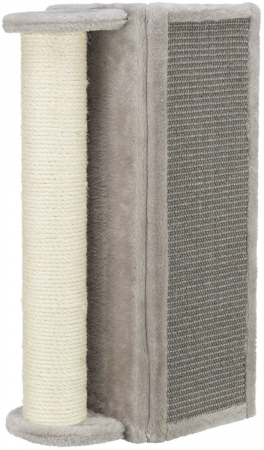 Patuturi, Iglu si Ansambluri Sisal pentru Pisici - Placa Cu Sisal De Zgariat, Pentru Colt, 19 x 58 x 19 cm, Gri, 43082