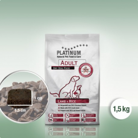 Produse pentru Caini - Platinum Adult Lamb&Rice 5 kg