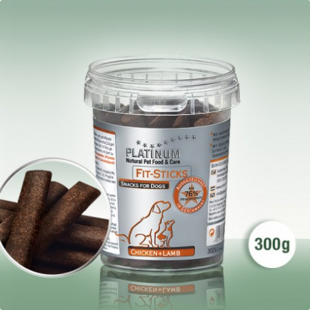 Recompense si Suplimente pentru Caini - Platinum Fit Sticks Chicken and Lamb 300g