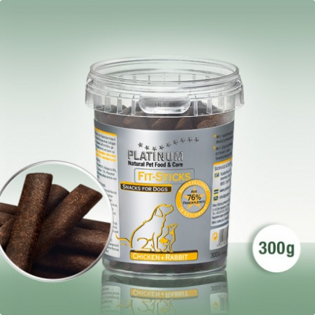 Recompense si Suplimente pentru Caini - Platinum Fit Sticks Chicken and Rabbit 300g
