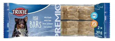 Recompense si Suplimente pentru Caini - Recompense Pentru Caini, Premio Batoane cu Peste, 2 x 30 g, 31856