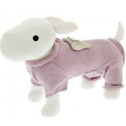 Imbrăcåminte si Încălțăminte pentru Caini - PULOVER TRICOTAT PINK & FUNDITA NR 43