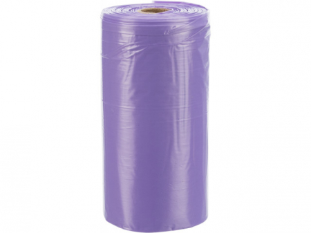 Pungi Igienice Pentru Caini - Pungi Igienice, Cu Miros De Lavanda, 4 Role/20 Buc, Mov, 22839