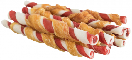 Hrana Caini - Recompense Pentru Caini, Denta Fun, Rulouri Cu Pui BBQ, 12 cm, 10 buc/80 g, 31376