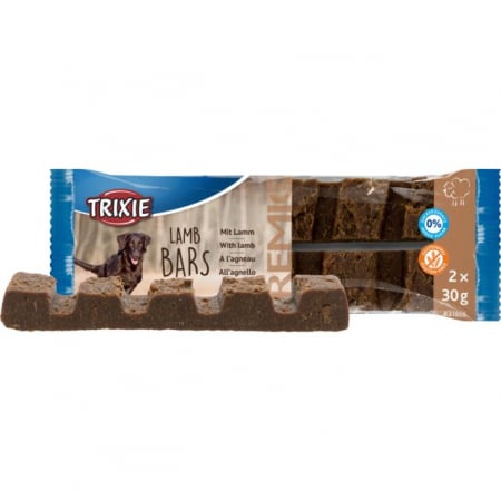 Recompense si Suplimente pentru Caini - Recompense Pentru Caini, Premio, Batoane De Miel, 2 x 30 g 31866