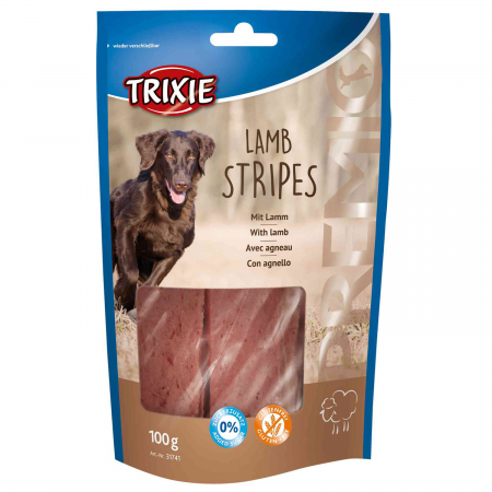 Recompensa Trixie PREMIO Lamb Stripes 100g [0]