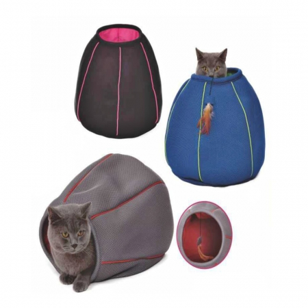 Produse pentru Pisici - Sac textil pisicute 37 cm