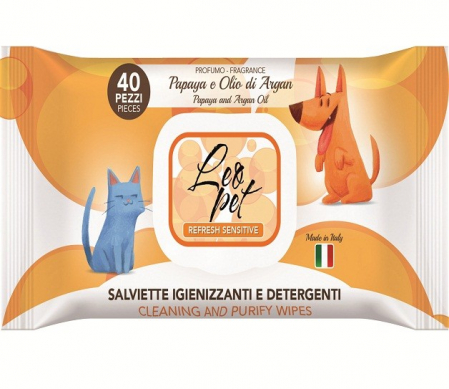 Ingrijirea Labutelor si Ghearelor - Servetele umede argan 40 buc