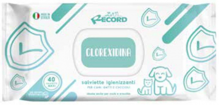 Ingrijirea Blanii pentru Caini Sampoane - Servetele umede & extract Bio Clorhexidina 40 buc