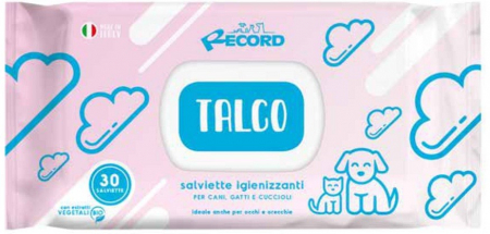 Ingrijirea Blanii pentru Caini Sampoane - Servetele umede & extract Bio Talco 30 buc