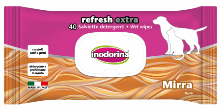 Ingrijirea Labutelor si Ghearelor - Servetele umede & extract de Smirna Inodorina 40 buc