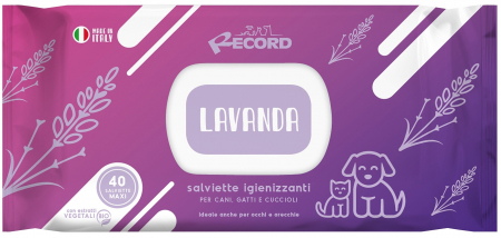 Ingrijirea Blanii pentru Caini Sampoane - Servetele umede & extract Lavanda 40 buc