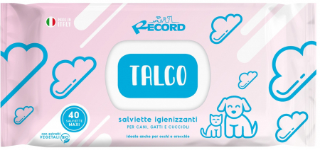 Ingrijirea Blanii pentru Caini Sampoane - Servetele umede & extract Talco 40 buc