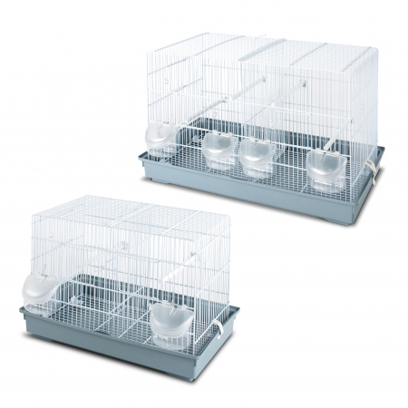 Colivii pentru Pasari - Set Colivii Cova 1 (44 x 27 x 32 cm) si Cova 2 (58 x 32 x 41 cm) Pentru Canari, 10100011