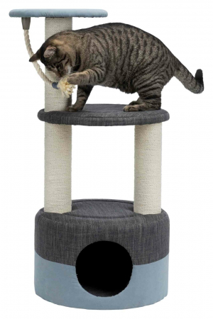 Patuturi, Iglu si Ansambluri Sisal pentru Pisici - Sisal Alejo, 89 cm, albastru/ gri, 44822