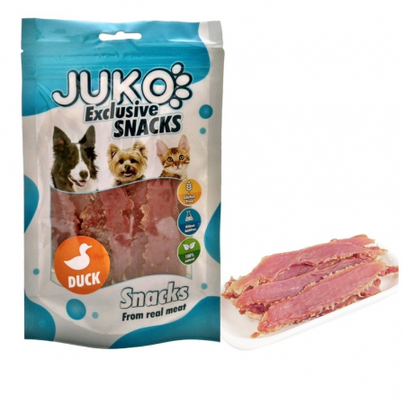 Recompense si Suplimente pentru Caini - Snacks fasii rata exclusive 70 g