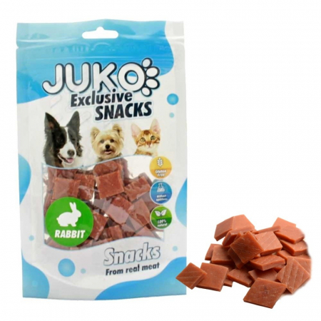 Recompense si Suplimente pentru Caini - Snacks iepure exclusive 70 g