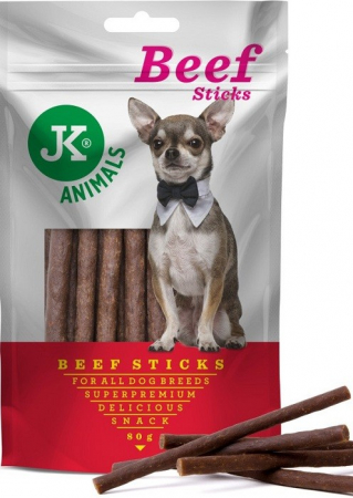 Recompense si Suplimente pentru Caini - Stixuri carne umeda de vita 80 g