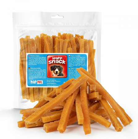 Recompense si Suplimente pentru Caini - Strips din carnita pui 500 g