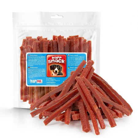 Recompense si Suplimente pentru Caini - Strips din carnita rata 500 g