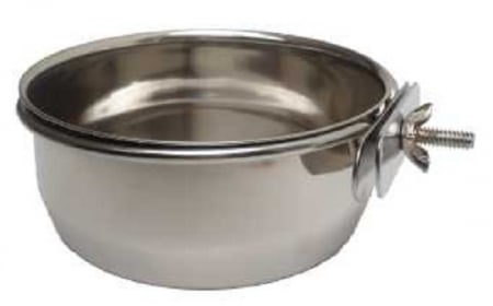 Produse pentru Caini - Suport & castron inox cu surub 0,95 litri