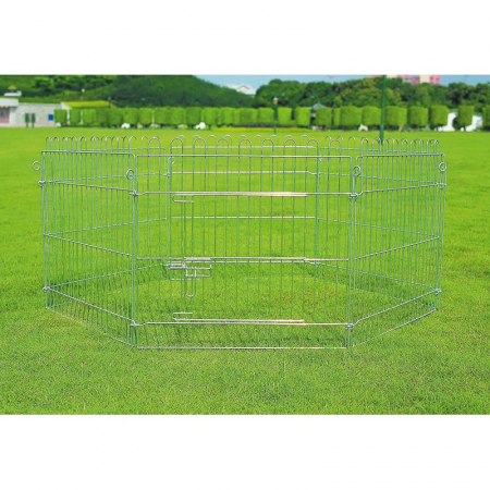Custi si Genti Transport pentru Caini - Tarc metalic pt animale 120 x 60 x 60 cm