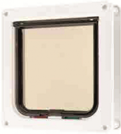 Accesorii Acasa si Mobilier - Usa batanta pt pisica 20/19/5 cm alb