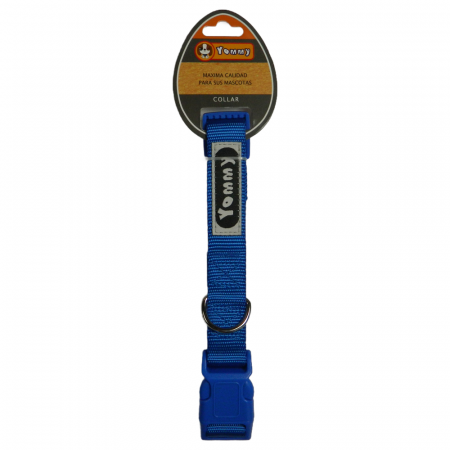 Produse pentru Caini - Zgarda chinga textila 25 mm/40 - 55 cm albastru