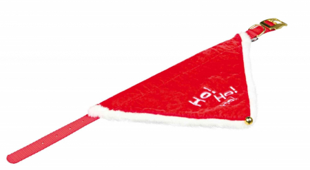 Zgarzi, Lese si Hamuri pentru Pisici - Zgarda cu Esarfa Necki, XS-S: 20-30 cm/15 mm, Rosu, 92330