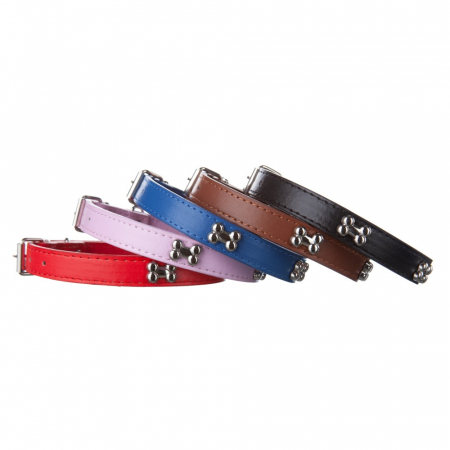 Produse pentru Caini - Zgarda cu oscioare fancy 2/47 cm
