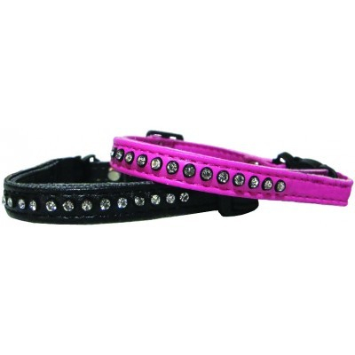 Zgarzi pentru Caini - Zgarda cu strasuri 1cm/30cm