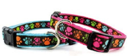 Produse pentru Caini - Zgarda fancy & labute 19 mm/45-50 cm pink